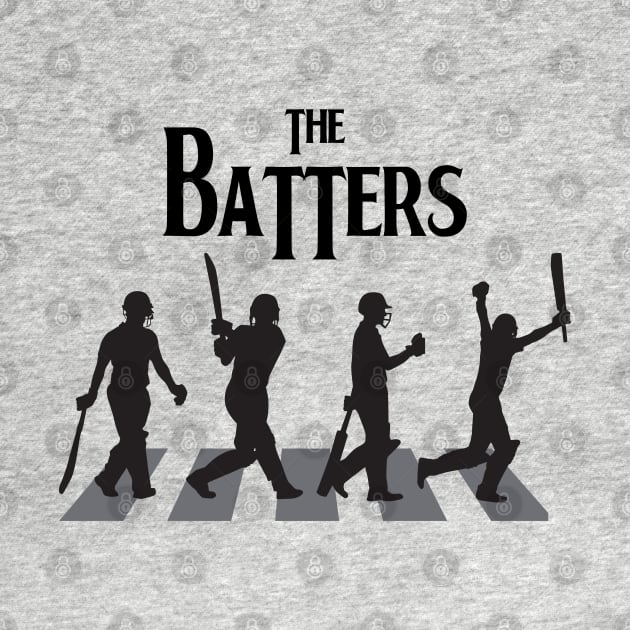 The Batters, Cricket players classic crosswalk by Teessential